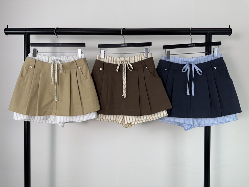 FEFFER韓國直郵實拍女裝新品推薦人氣26春夏休閑時尚裙褲FEFFER裙褲