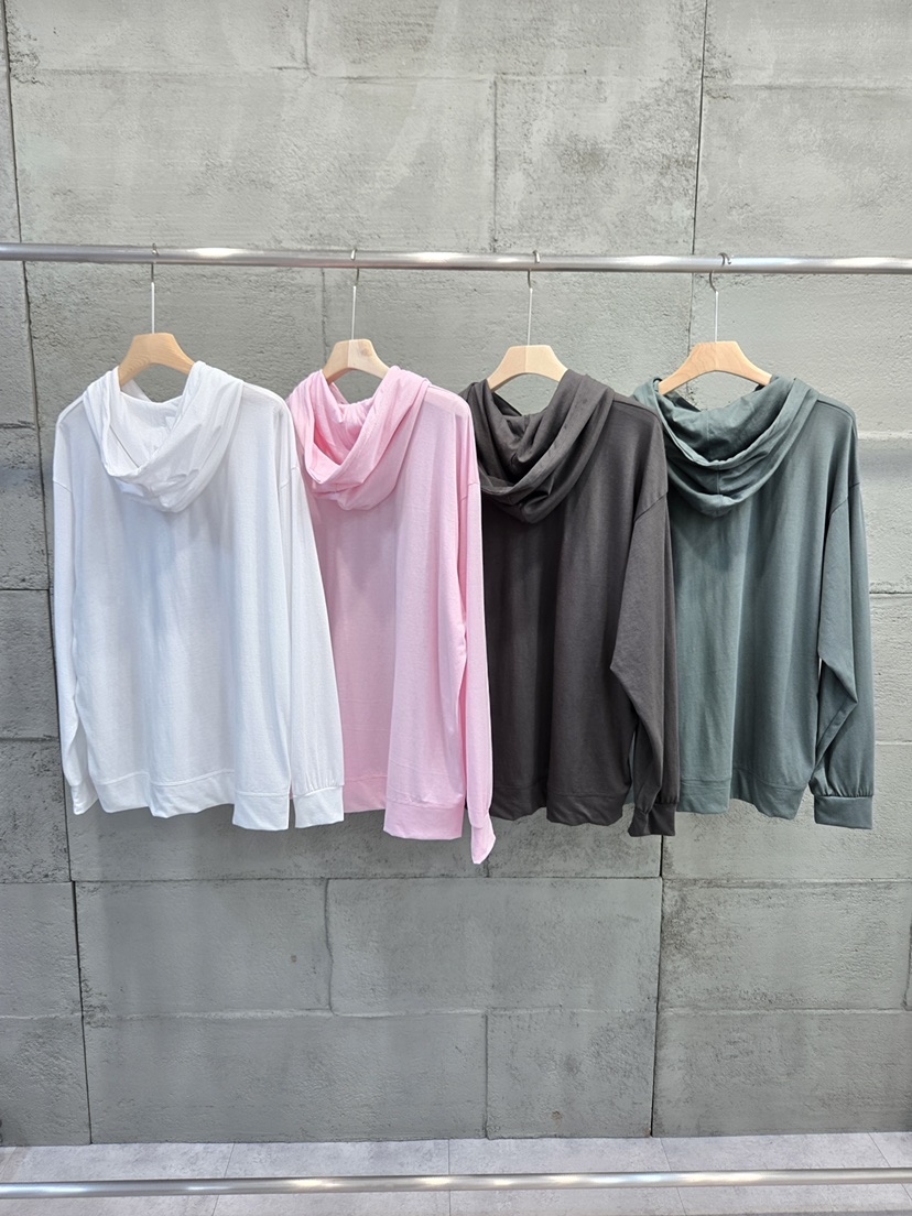 10CC韓國直郵實拍女士新品休閑時尚職業26春夏長袖T恤連帽衫10CC長袖T恤