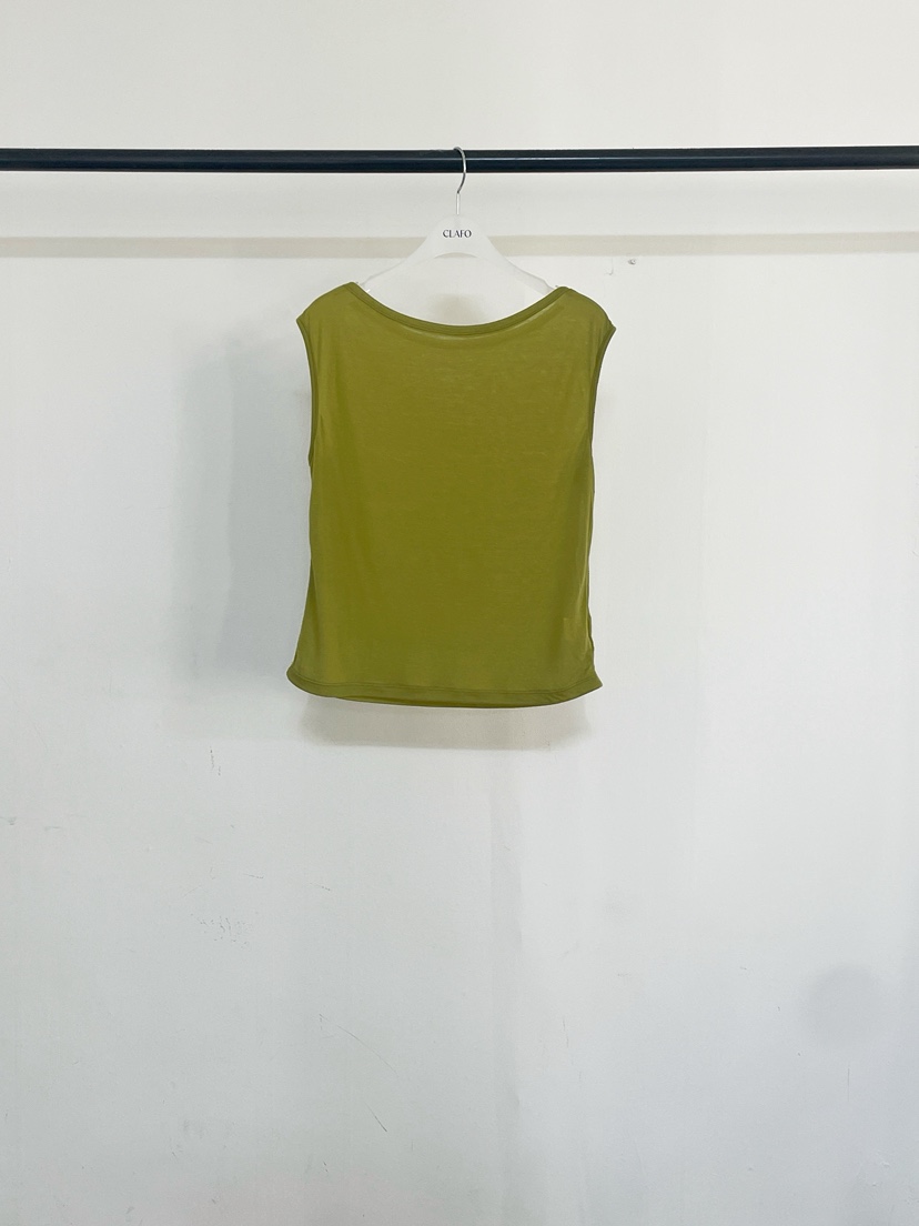 CLAFO韓國東大門直郵女裝新品職業休閑熱賣吊帶背心天絲露肩CLAFO吊帶/背心圖色1