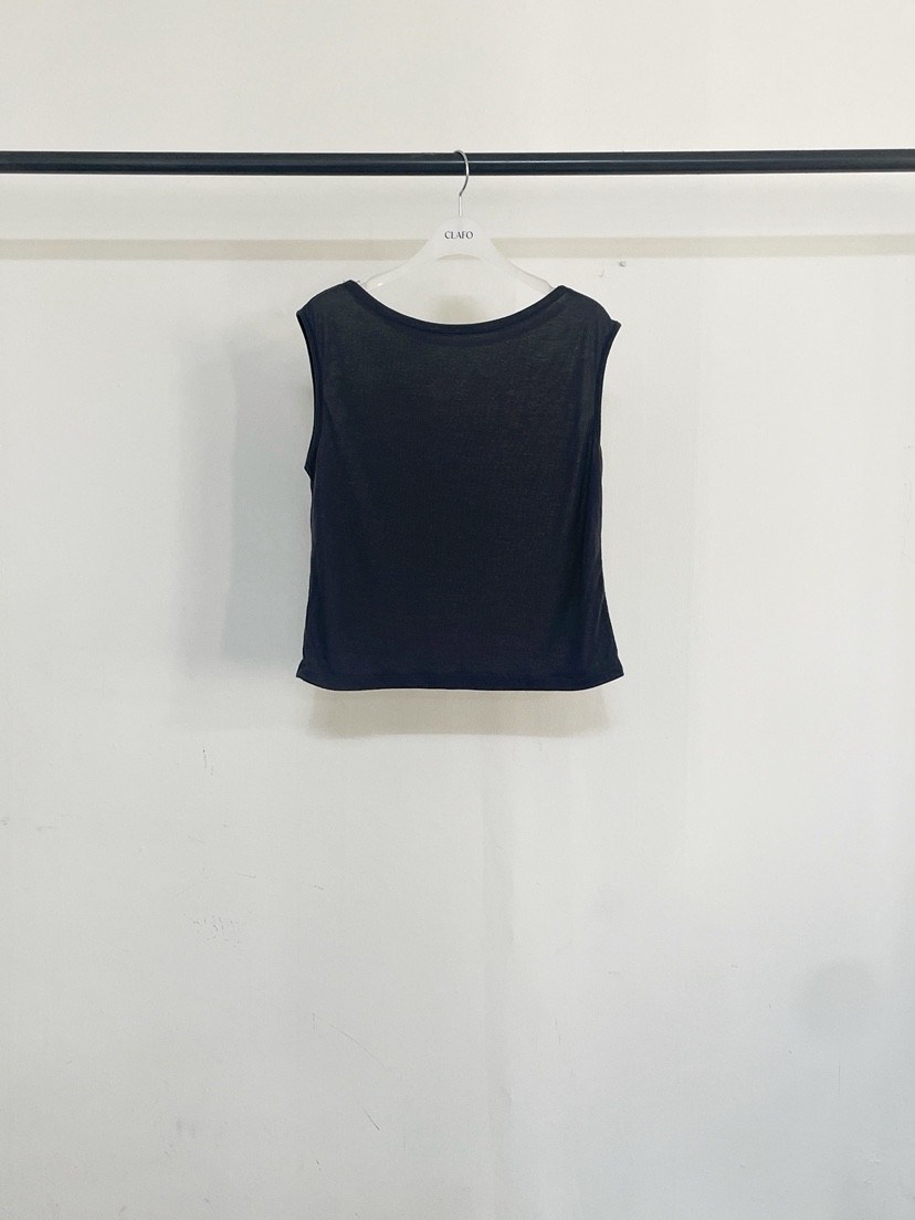 CLAFO韓國東大門直郵女裝新品職業休閑熱賣吊帶背心天絲露肩CLAFO吊帶/背心圖色4