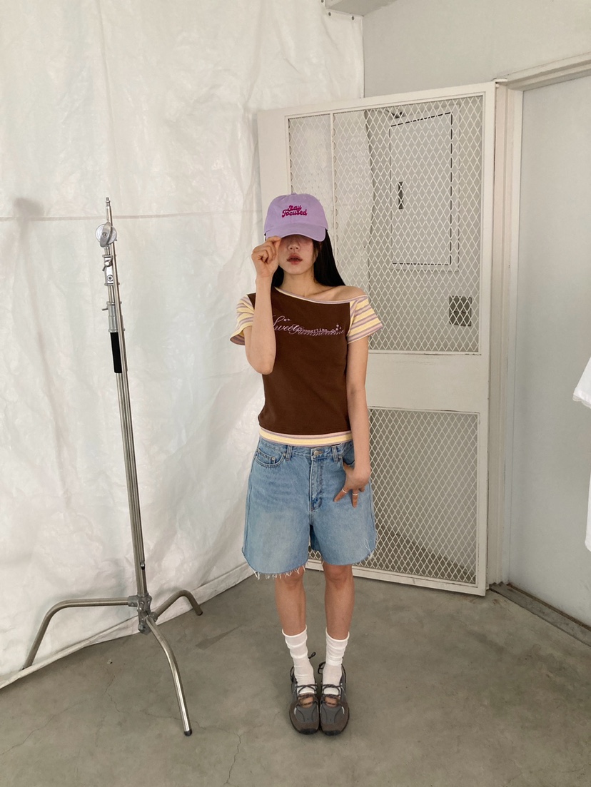 MORE THAN-P韓國直郵女士新款人氣職業休閑26春夏推薦T恤MORE THANT恤