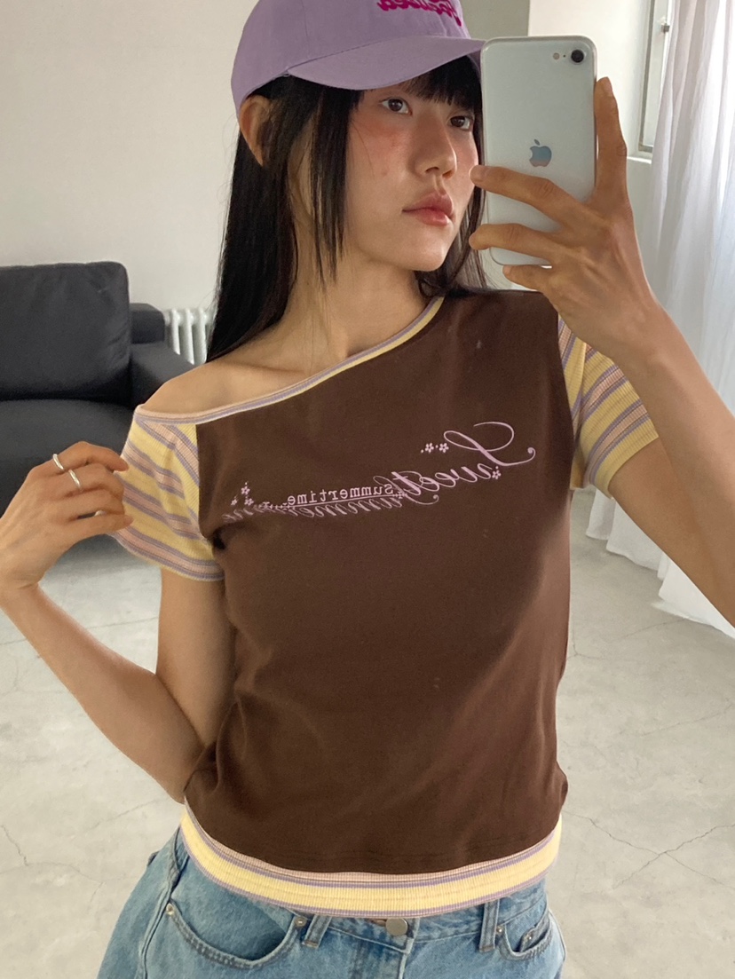 MORE THAN-P韓國直郵女士新款人氣職業休閑26春夏推薦T恤MORE THANT恤