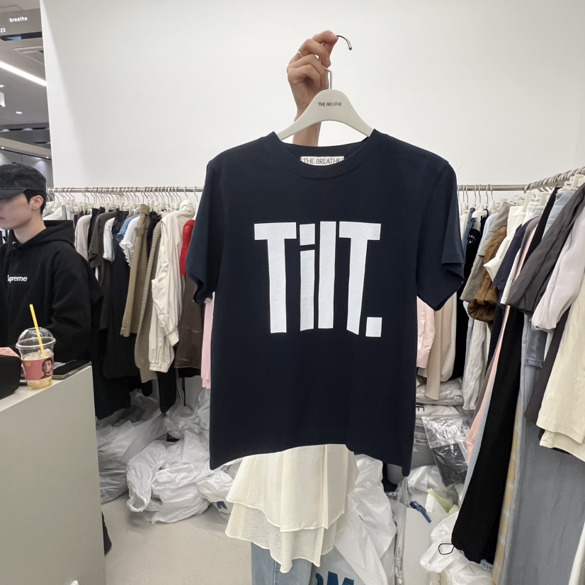 BREATHE韓國直郵女士新款職業時尚休閑26春夏推薦人氣T恤BREATHET恤圖色3