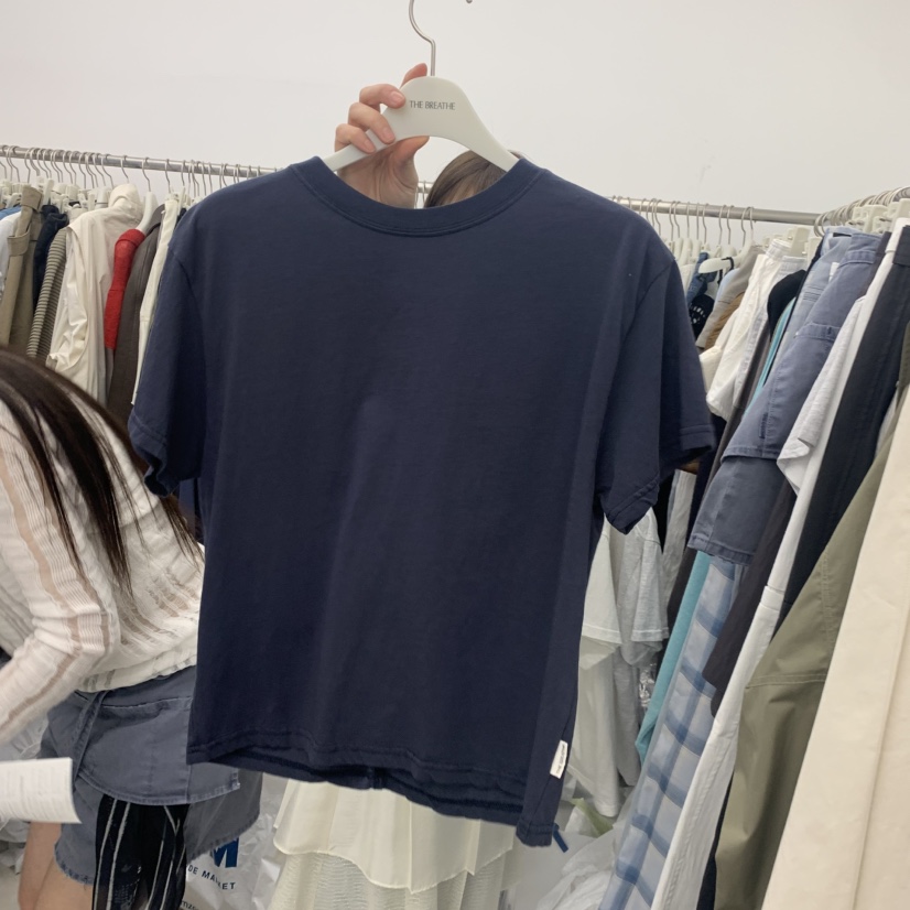 BREATHE韓國直郵實拍女裝新款推薦熱賣時尚人氣職業休閑T恤BREATHET恤圖色2