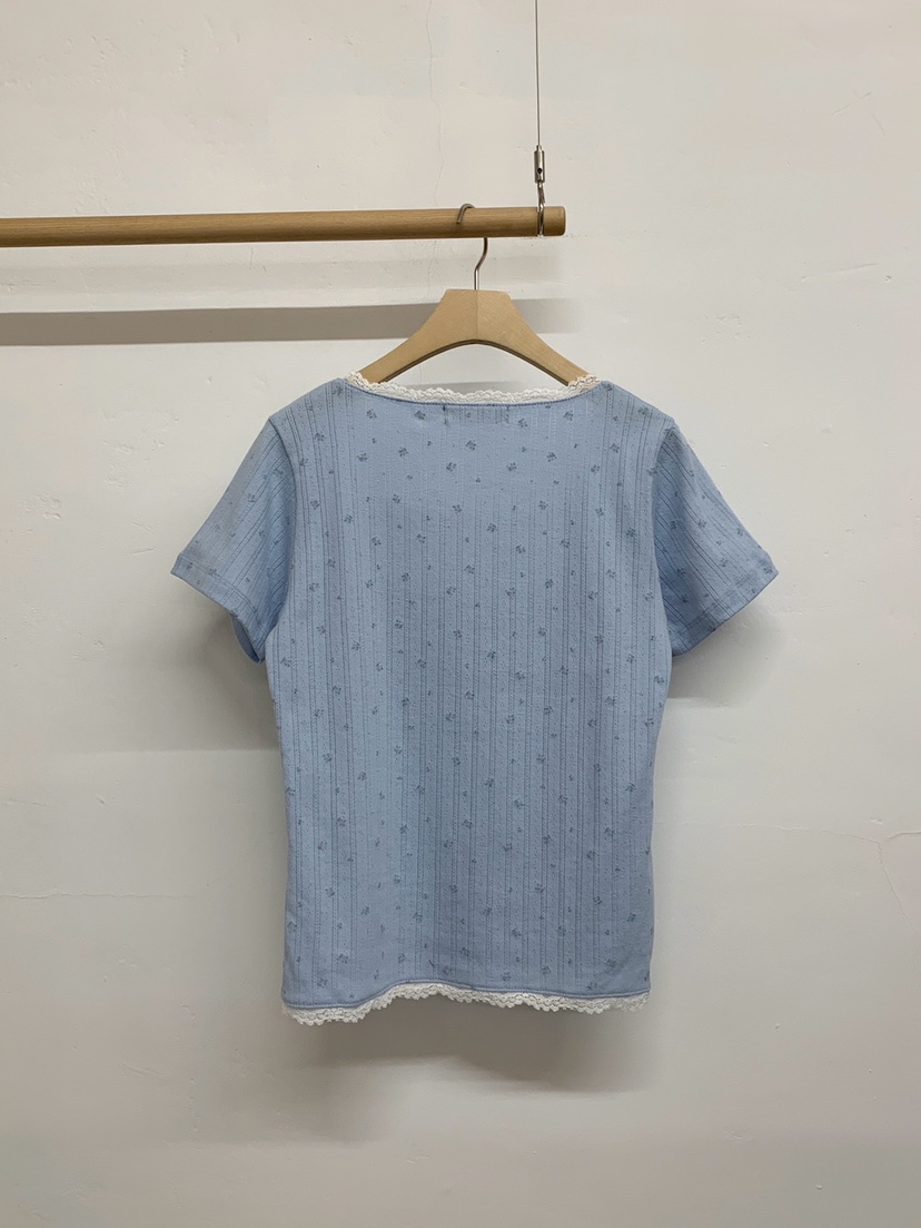 MORE THAN-P韓國東大門直郵女士新品職業休閑26春夏T恤MORE THANT恤