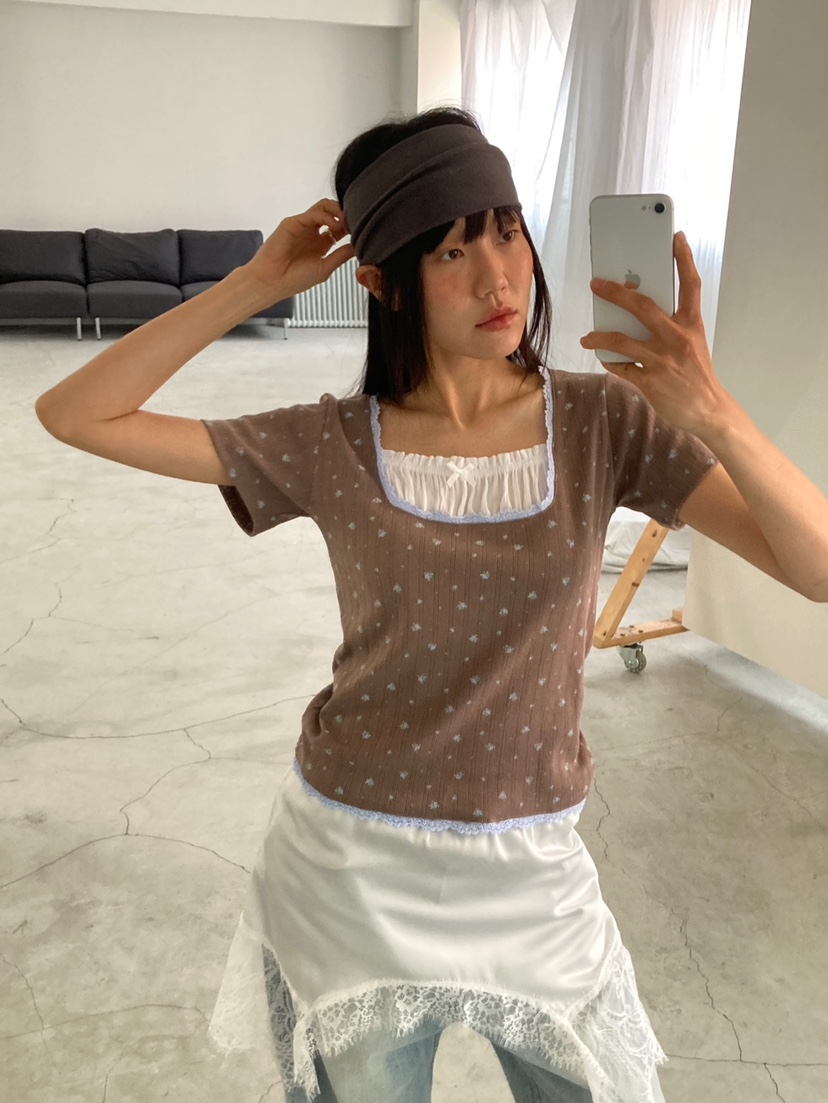 MORE THAN-P韓國東大門直郵女士新品職業休閑26春夏T恤MORE THANT恤