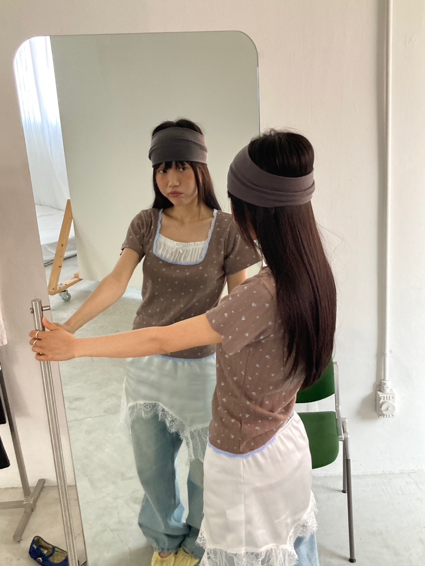 MORE THAN-P韓國東大門直郵女士新品職業休閑26春夏T恤MORE THANT恤