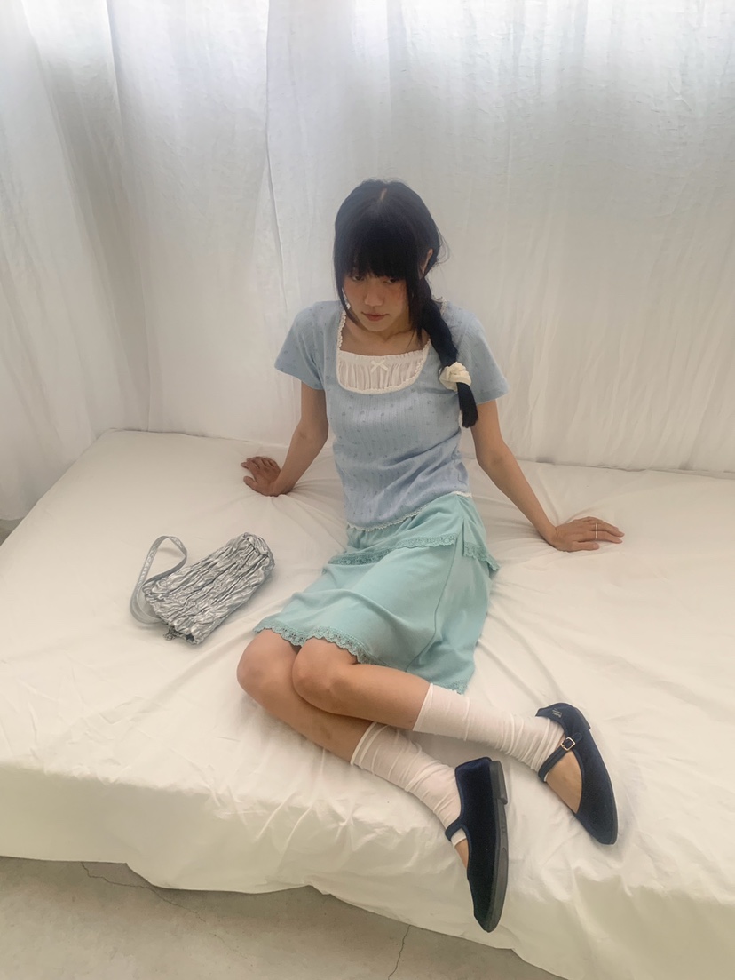 MORE THAN-P韓國東大門直郵女士新品職業休閑26春夏T恤MORE THANT恤