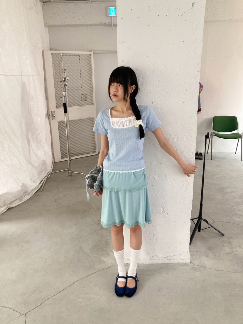 MORE THAN-P韓國東大門直郵女士新品職業休閑26春夏T恤MORE THANT恤