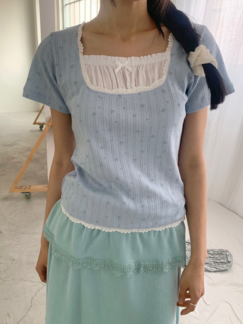 MORE THAN-P韓國東大門直郵女士新品職業休閑26春夏T恤MORE THANT恤