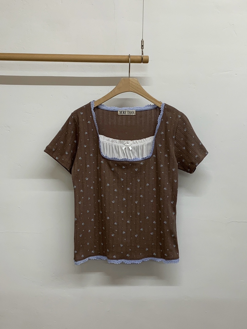 MORE THAN-P韓國東大門直郵女士新品職業休閑26春夏T恤MORE THANT恤圖色3