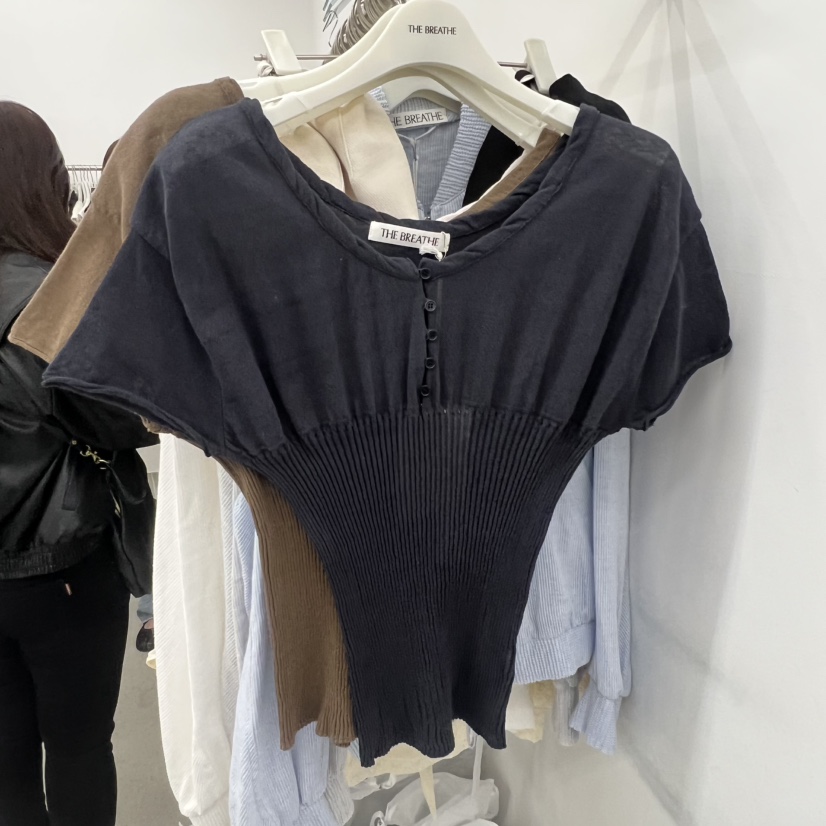 BREATHE韓國代購女裝新品職業推薦時尚休閑26春夏熱賣T恤BREATHET恤圖色1