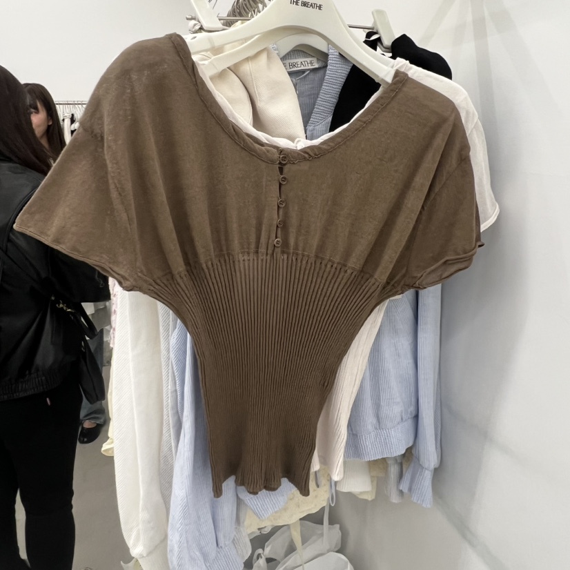 BREATHE韓國代購女裝新品職業推薦時尚休閑26春夏熱賣T恤BREATHET恤圖色2