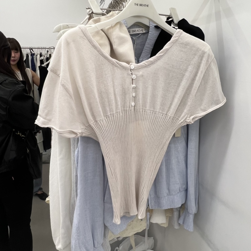 BREATHE韓國代購女裝新品職業推薦時尚休閑26春夏熱賣T恤BREATHET恤圖色3