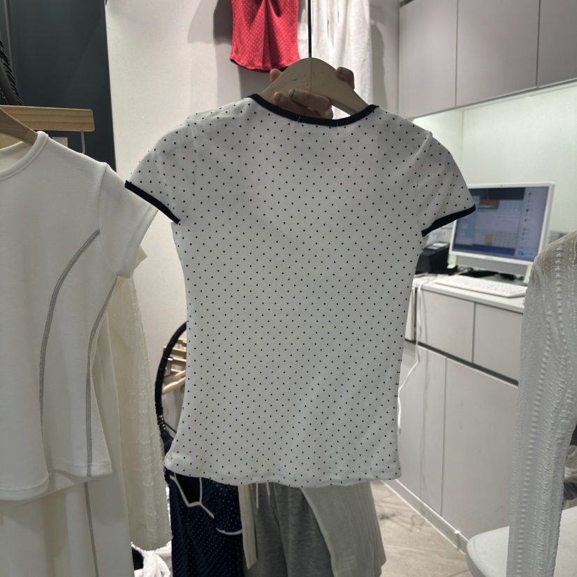 UNA/THE MAY韓國直郵實拍女裝新品推薦職業26春夏熱賣T恤THEMAY/UNAT恤