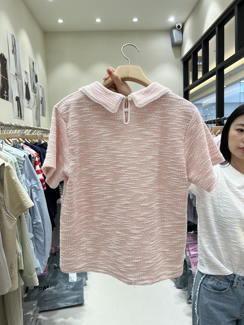 MARIE MARIE韓國直郵實拍女士新品推薦襯衫蕾絲衫粗花呢MARIE MARIE襯衫/蕾絲衫