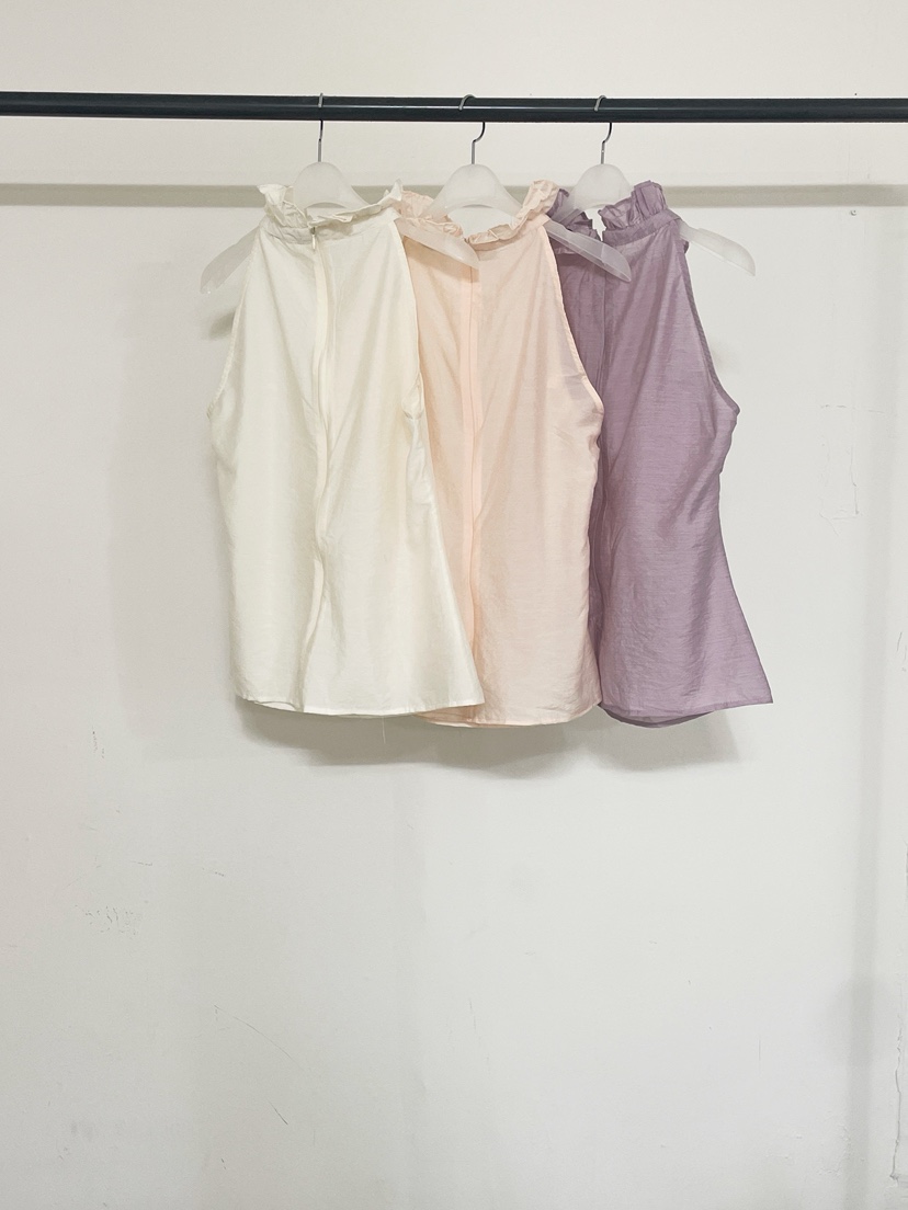 CLAFO韓國代購女士新款休閑推薦26春夏職業吊帶背心荷葉邊CLAFO吊帶/背心