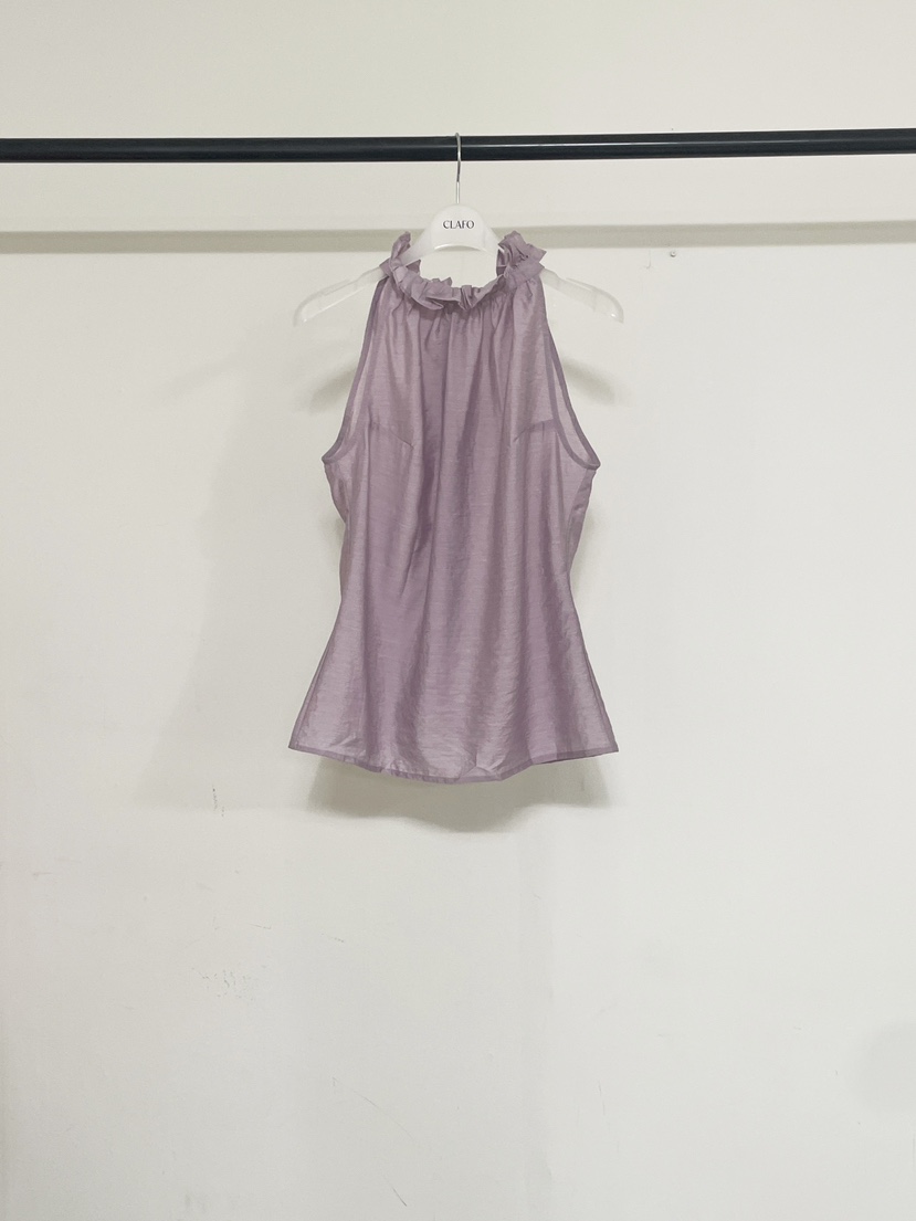 CLAFO韓國代購女士新款休閑推薦26春夏職業吊帶背心荷葉邊CLAFO吊帶/背心圖色3