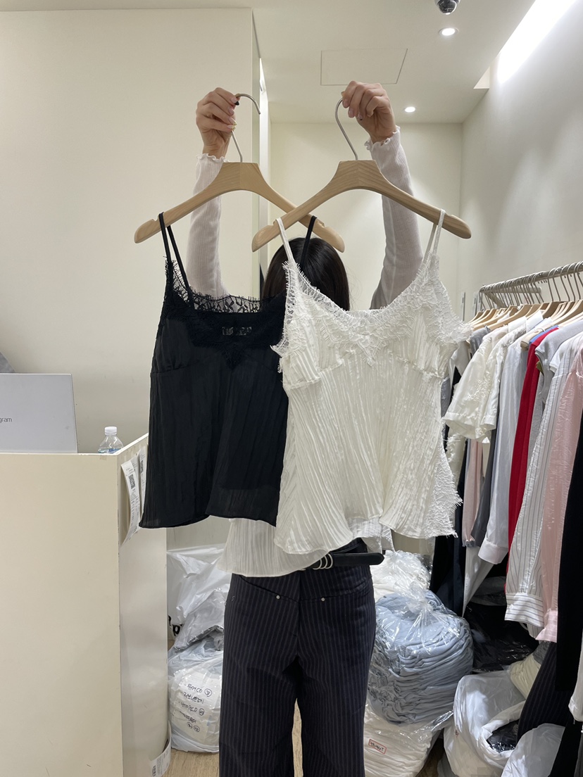 FLOWER-L韓國東大門直郵女士新品職業熱賣人氣推薦吊帶背心FLOWER-L吊帶/背心