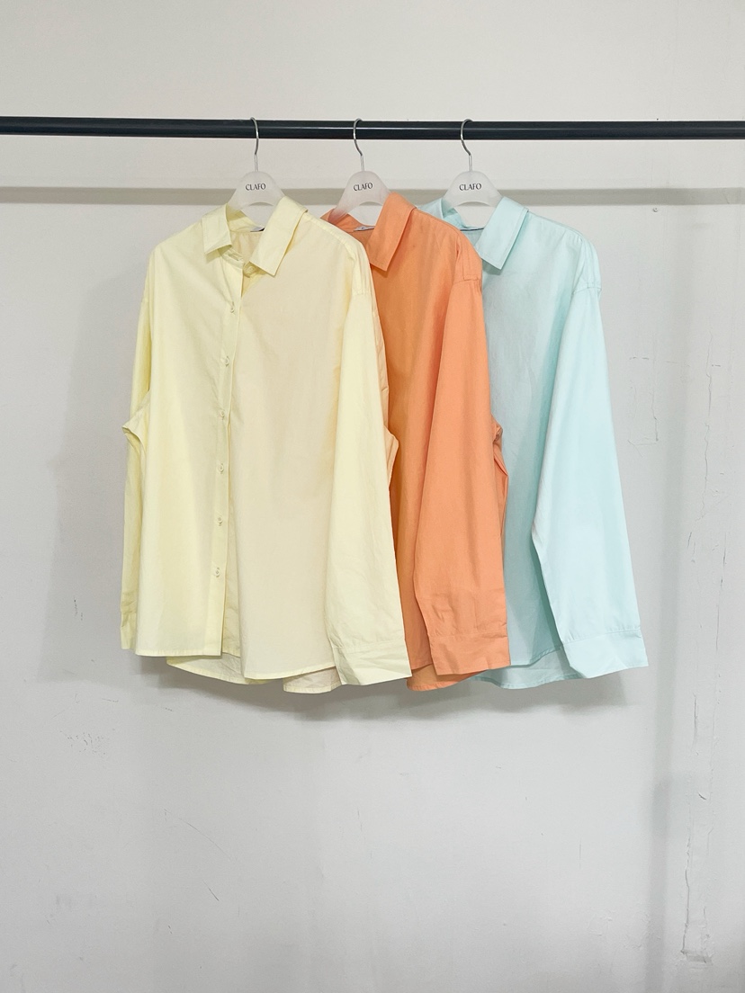 CLAFO韓國代購女士新款職業休閑熱賣26春夏時尚襯衫蕾絲衫CLAFO襯衫/蕾絲衫