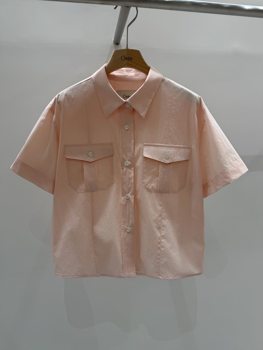 OREE韓國東大門代購女裝新品推薦熱賣26春夏休閑襯衫蕾絲衫OREE襯衫/蕾絲衫圖色2