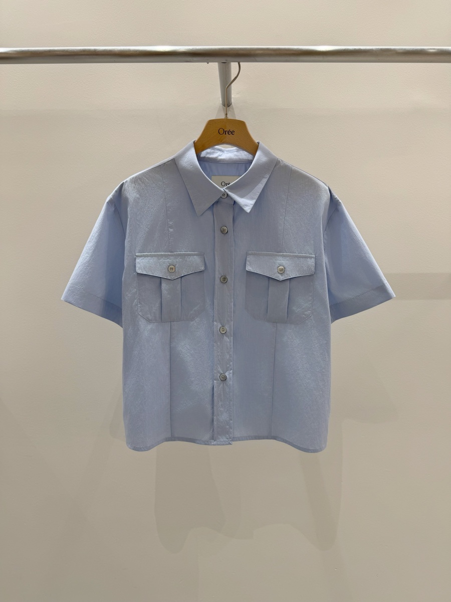 OREE韓國東大門代購女裝新品推薦熱賣26春夏休閑襯衫蕾絲衫OREE襯衫/蕾絲衫圖色3