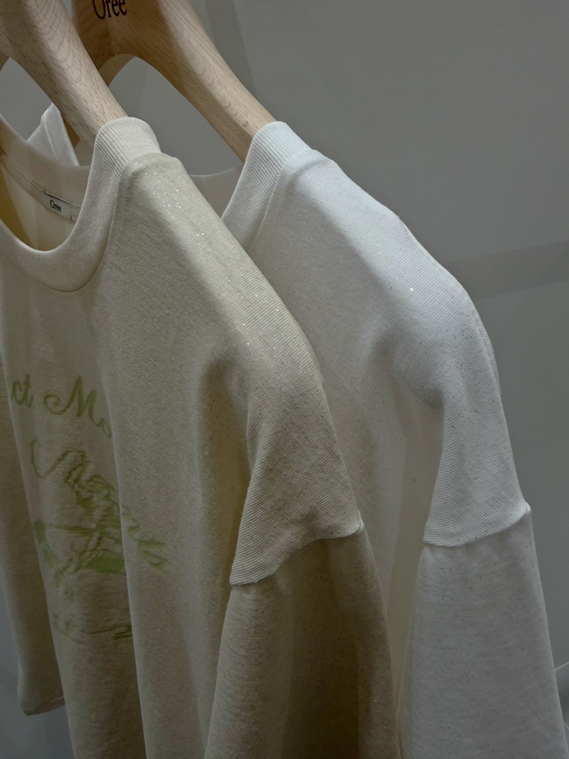 OREE韓國東大門直郵女裝新品休閑熱賣職業26春夏人氣推薦T恤OREET恤