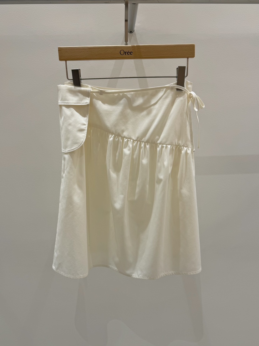 OREE韓國直郵女士新款人氣半身裙中短裙不對稱含腰包口袋OREE半身裙/中短裙圖色2
