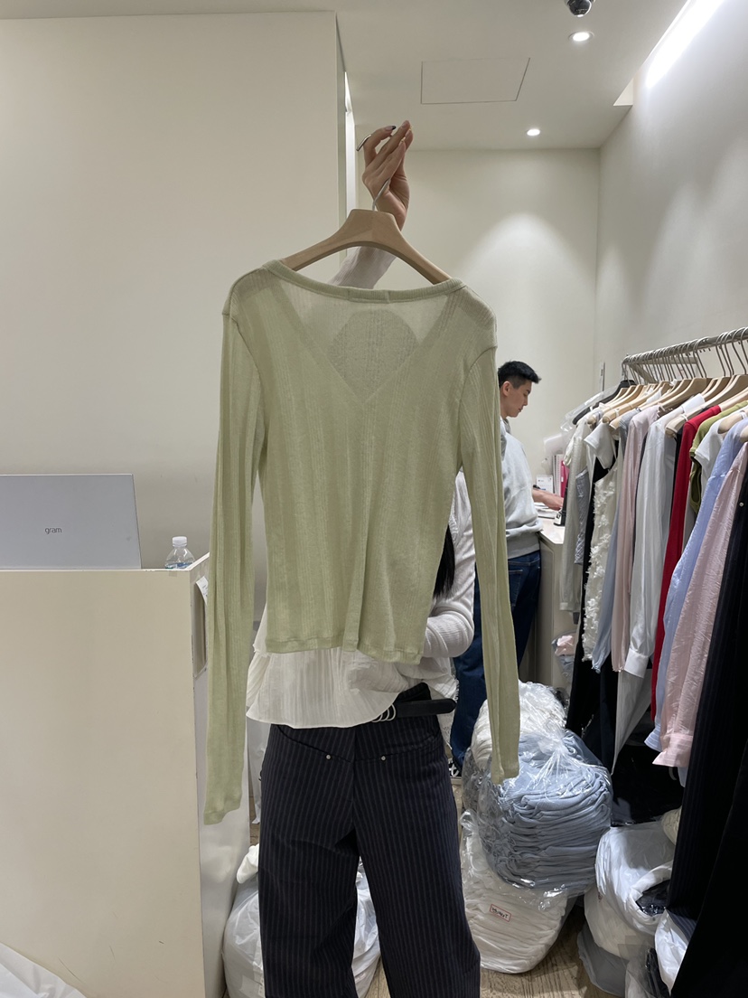 FLOWER-L韓國東大門直郵女士新品人氣推薦職業針織衫開衫FLOWER-L針織衫