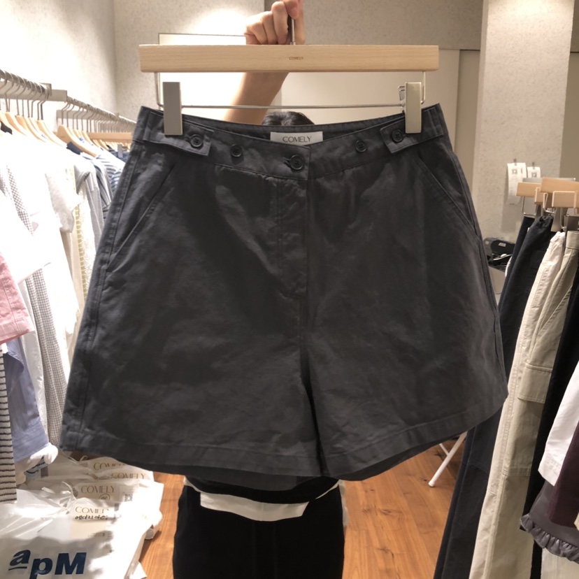 COMELY韓國東大門直郵女士新款職業時尚休閑推薦人氣短褲棉COMELY短褲圖色3
