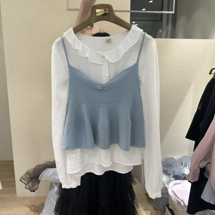 EMPTY韓國代購女士新品休閑職業人氣時尚吊帶背心不含內搭EMPTY吊帶/背心圖色1