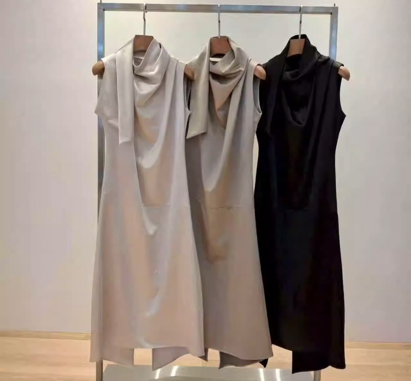 VAN NZILL韓國直郵實拍女裝新款人氣時尚職業連衣裙圍巾VAN NZILL連衣裙圖色3左三色