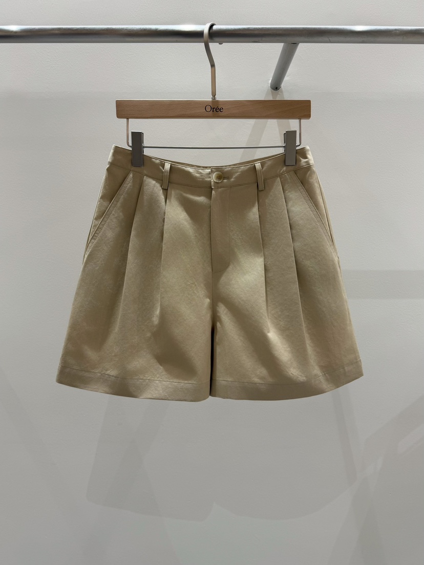 OREE韓國東大門代購女士新品休閑時尚推薦26春夏熱賣短褲棉OREE短褲圖色2