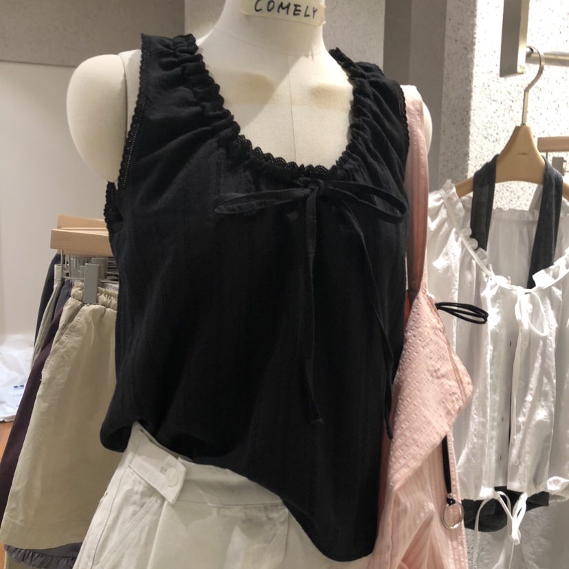 COMELY韓國東大門代購女裝新品時尚人氣26春夏推薦吊帶背心COMELY吊帶/背心圖色2