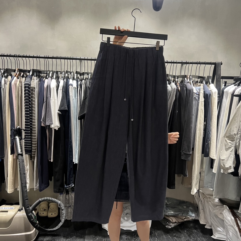 TUG韓國直郵實拍女士新品人氣時尚熱賣職業推薦休閑褲直筒褲TUG休閑褲圖色2深藍色