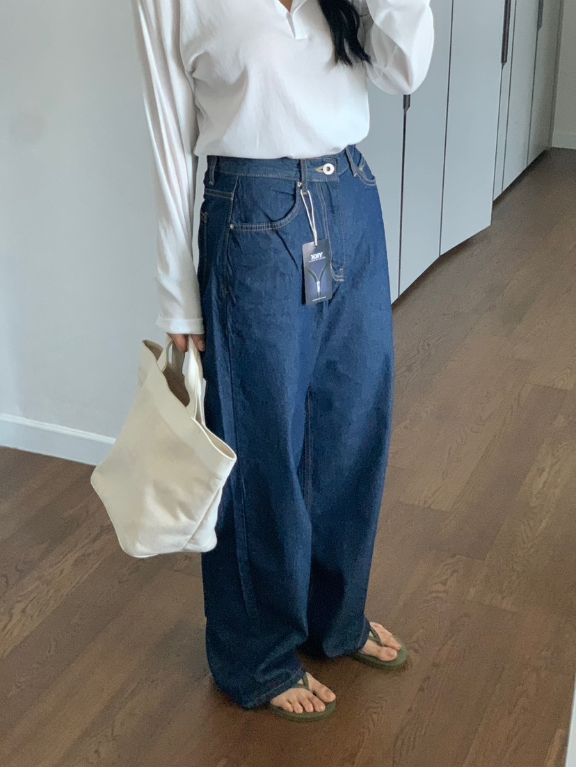 MILUI韓國直郵實拍女裝新品26春夏職業熱賣人氣休閑牛仔褲MILUI牛仔褲