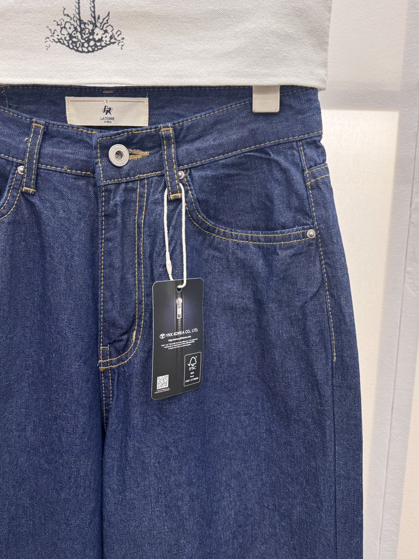 MILUI韓國直郵實拍女裝新品26春夏職業熱賣人氣休閑牛仔褲MILUI牛仔褲