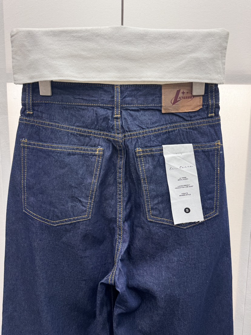 MILUI韓國直郵實拍女裝新品26春夏職業熱賣人氣休閑牛仔褲MILUI牛仔褲