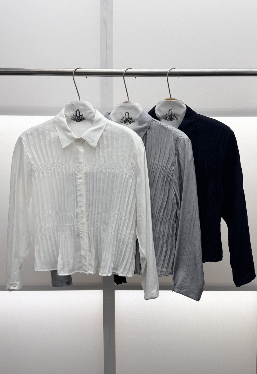 MILUI韓國東大門代購女裝新款人氣時尚職業26春夏襯衫蕾絲衫MILUI襯衫/蕾絲衫