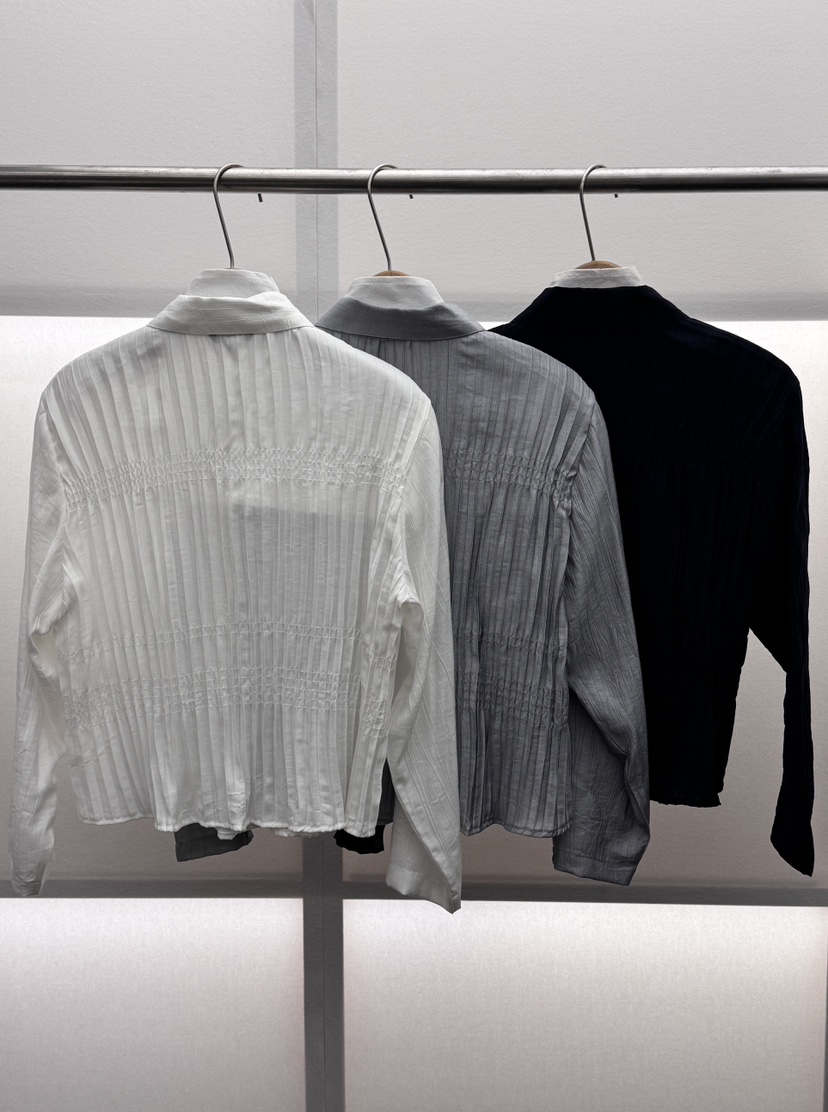 MILUI韓國東大門代購女裝新款人氣時尚職業26春夏襯衫蕾絲衫MILUI襯衫/蕾絲衫