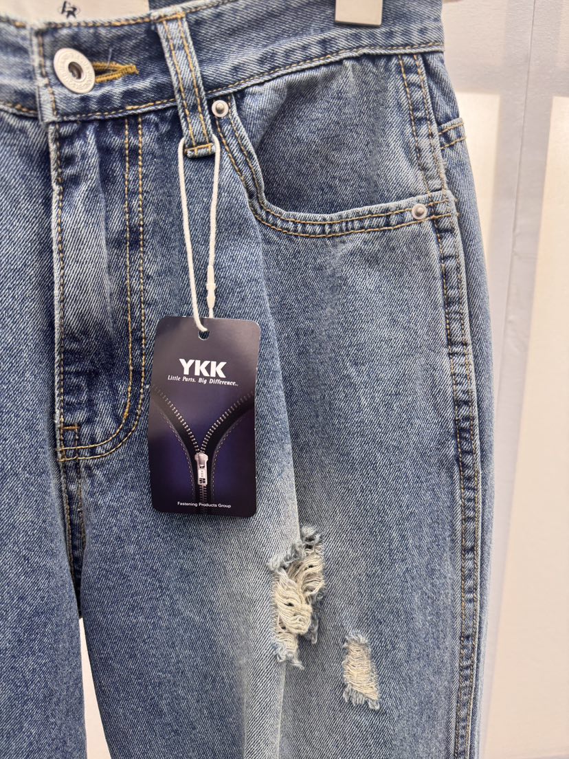 MILUI韓國東大門代購女裝新款職業休閑熱賣人氣26春夏牛仔褲MILUI牛仔褲