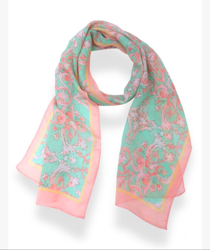 EBADA韓國直郵實拍女裝新品職業熱賣26春夏推薦圍巾披肩亞麻EBADA圍巾/披肩圖色2