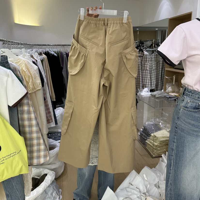 TED韓國代購女裝新品人氣時尚休閑職業推薦26春夏休閑褲口袋TED休閑褲