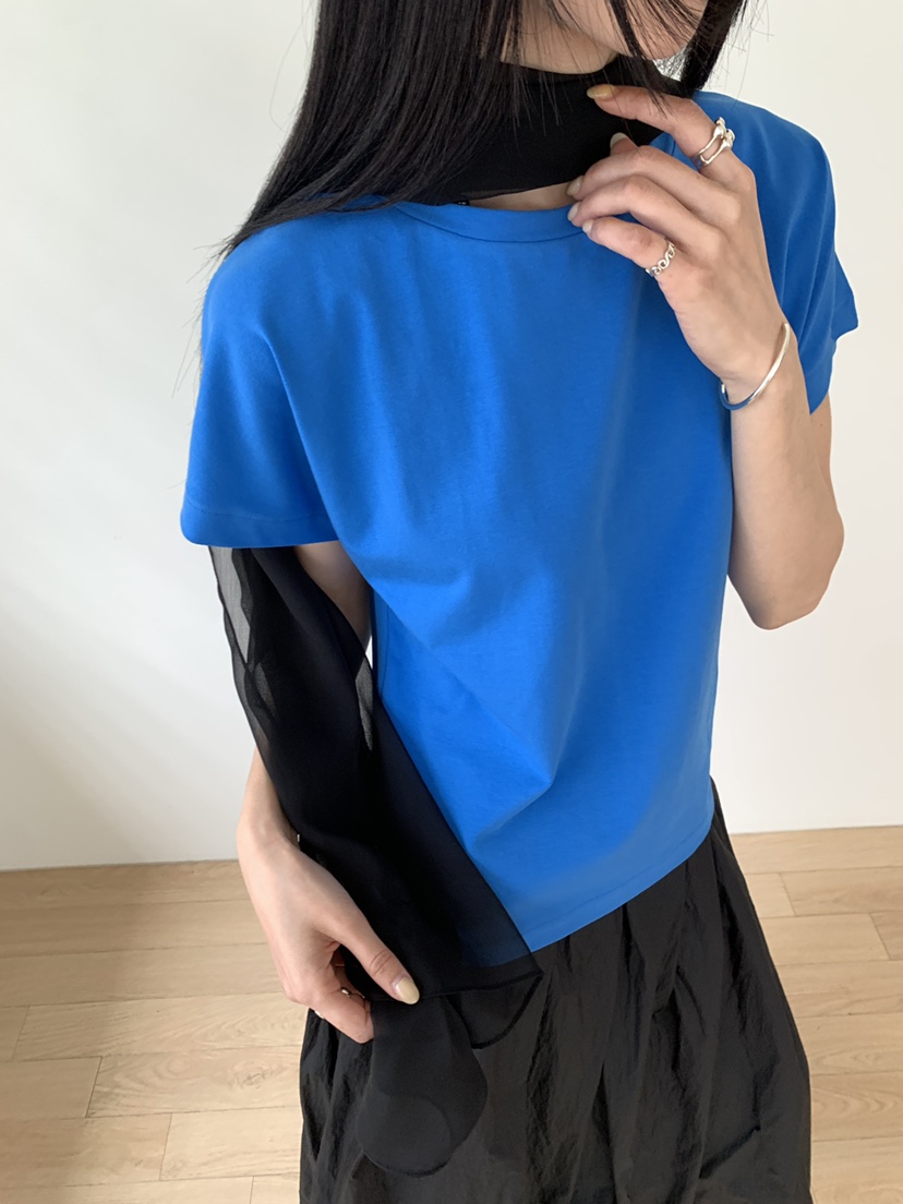 B_GARDER韓國代購女裝新品時尚休閑熱賣推薦職業T恤不含項鏈B.GARDERT恤