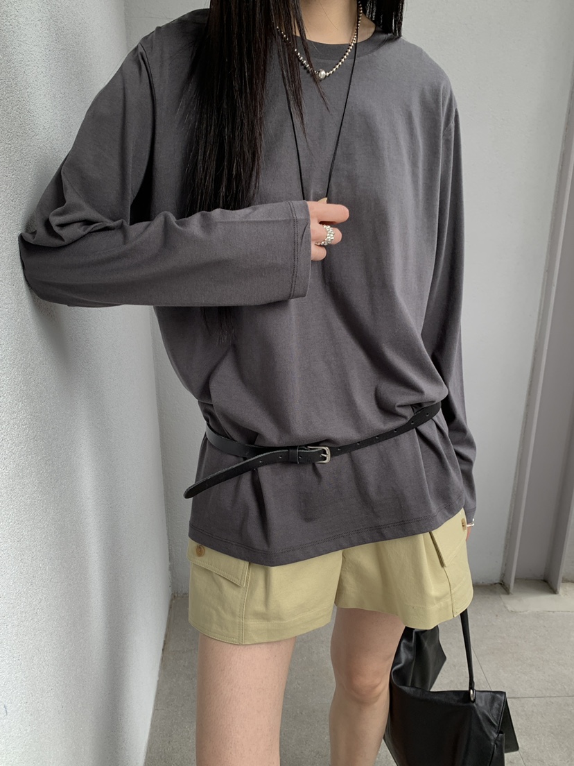 B_GARDER韓國東大門直郵女裝新品推薦時尚長袖T恤不含配飾B.GARDER長袖T恤