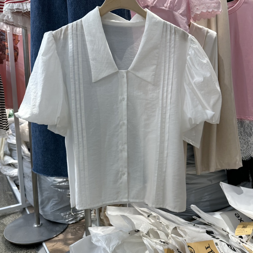 DELLING韓國代購女士新品推薦時尚職業26春夏熱賣襯衫蕾絲衫DELLING襯衫/蕾絲衫圖色1