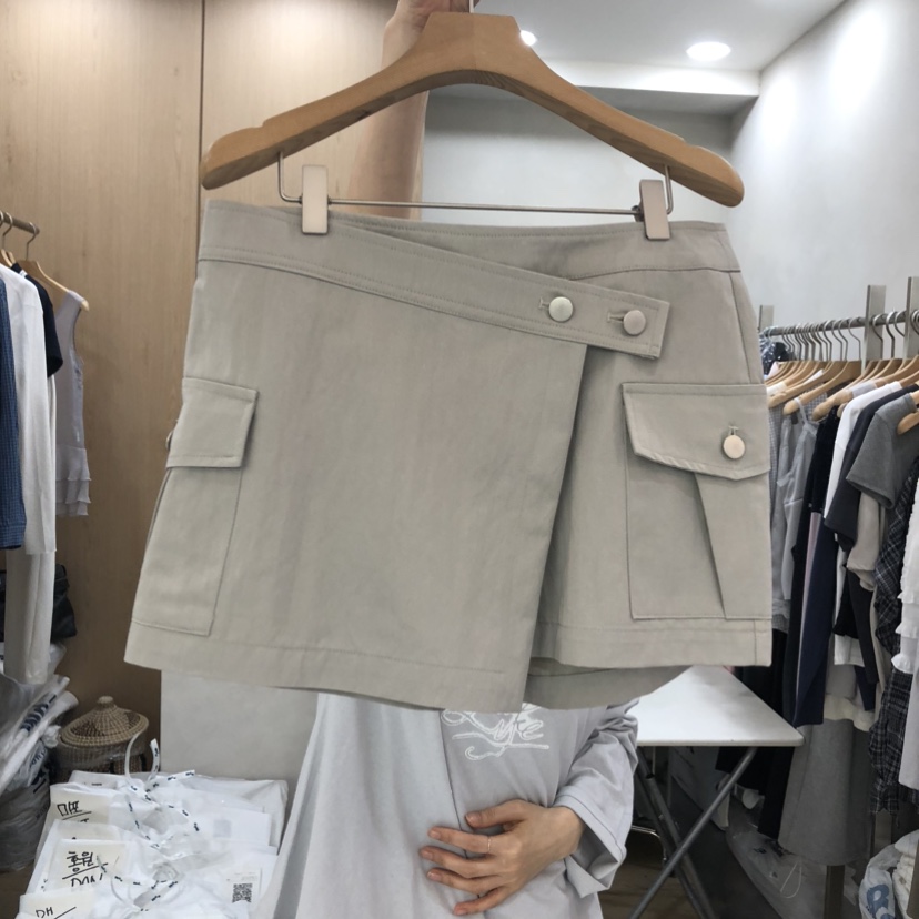 VILLABUTTON韓國東大門直郵女士新品休閑時尚職業推薦裙褲VILLABUTTON裙褲圖色1