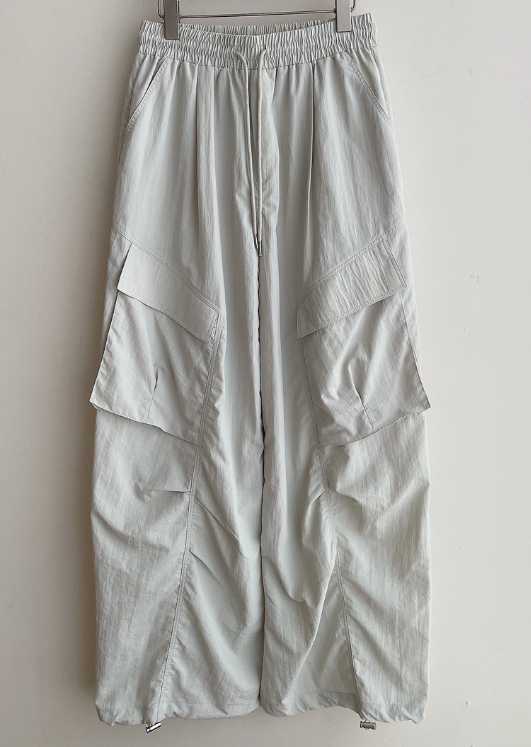 MINIQUEENS韓國直郵實拍女士新款26春夏休閑褲防風衣口袋MINIQUEENS休閑褲圖色2