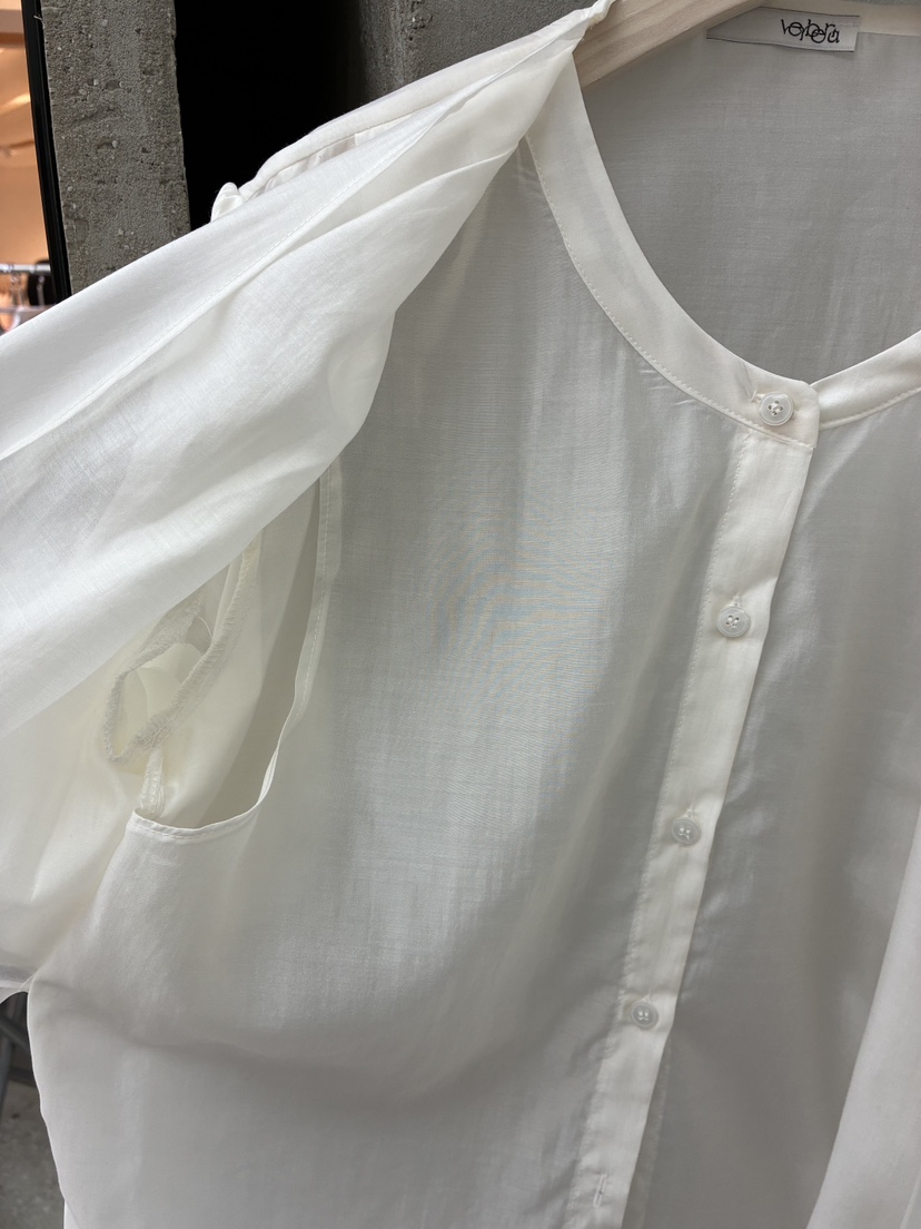 Verbena韓國直郵實拍女士新款職業時尚熱賣推薦襯衫蕾絲衫Verbena襯衫/蕾絲衫