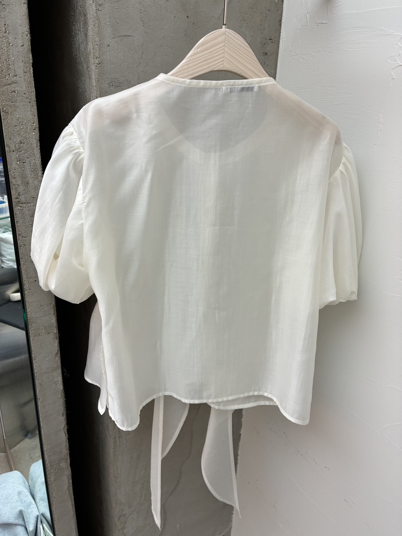 Verbena韓國直郵實拍女士新款職業時尚熱賣推薦襯衫蕾絲衫Verbena襯衫/蕾絲衫